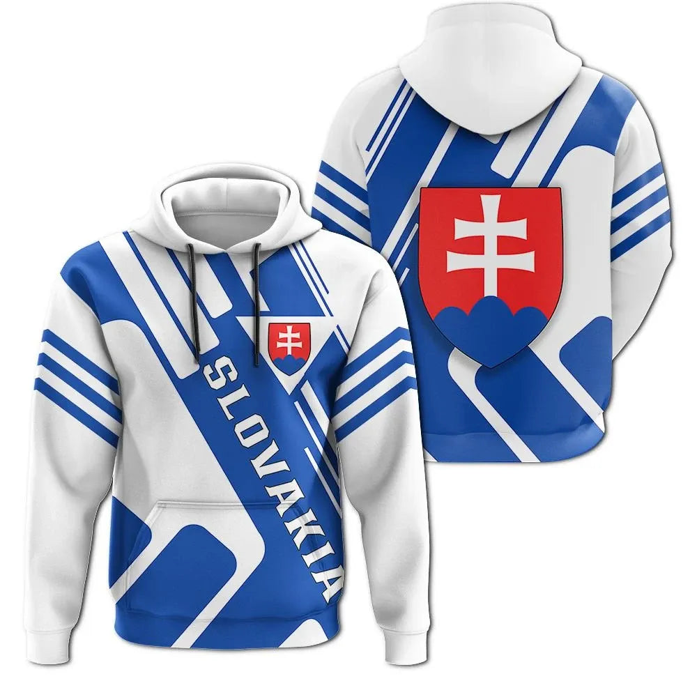 Slovakia Hoodie Coat Of Arms Rockie RLT13 - Wonder Print Shop