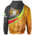 Guyana Zip Up Hoodie Guyana Coat of Arms and Jaguar Patterns RLT8 - Wonder Print Shop