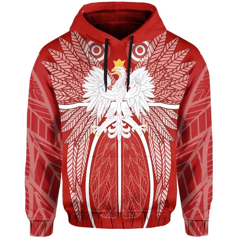 Poland Eagle Design Hoodie RLT7 - Wonder Print Shop