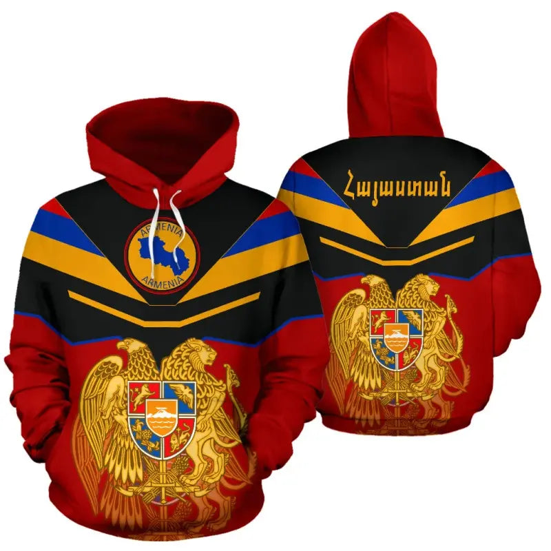 Armenia Hoodie Flag Design 2 RLT8 - Wonder Print Shop