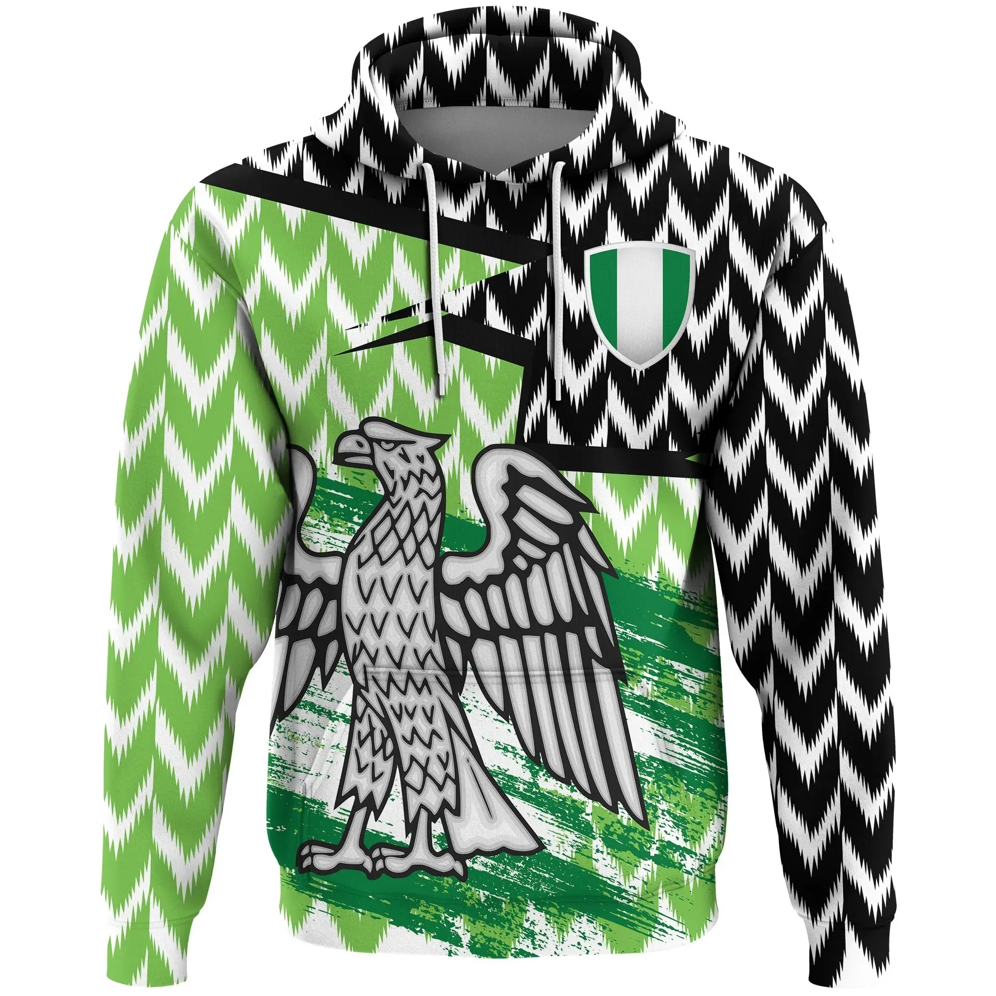 Nigeria Hoodie Home The Super Eagles RLT8 - Wonder Print Shop