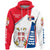 Hoodie Serbia In My Heart RLT7 - Wonder Print Shop