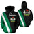 Nigeria Flag Hoodie Black RLT8 - Wonder Print Shop