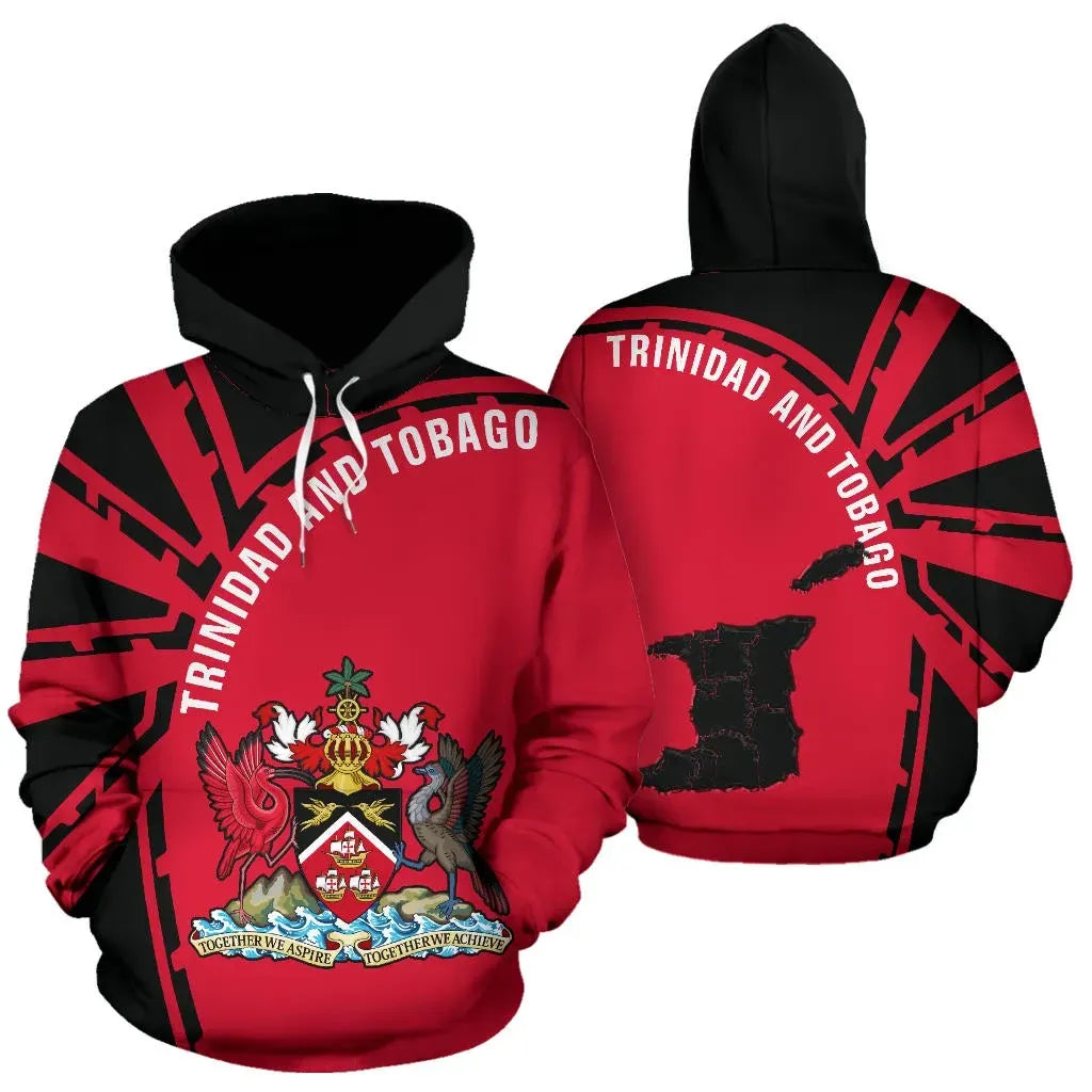 Trinidad and Tobago Hoodie Tornado 2 Style RLT6 - Wonder Print Shop