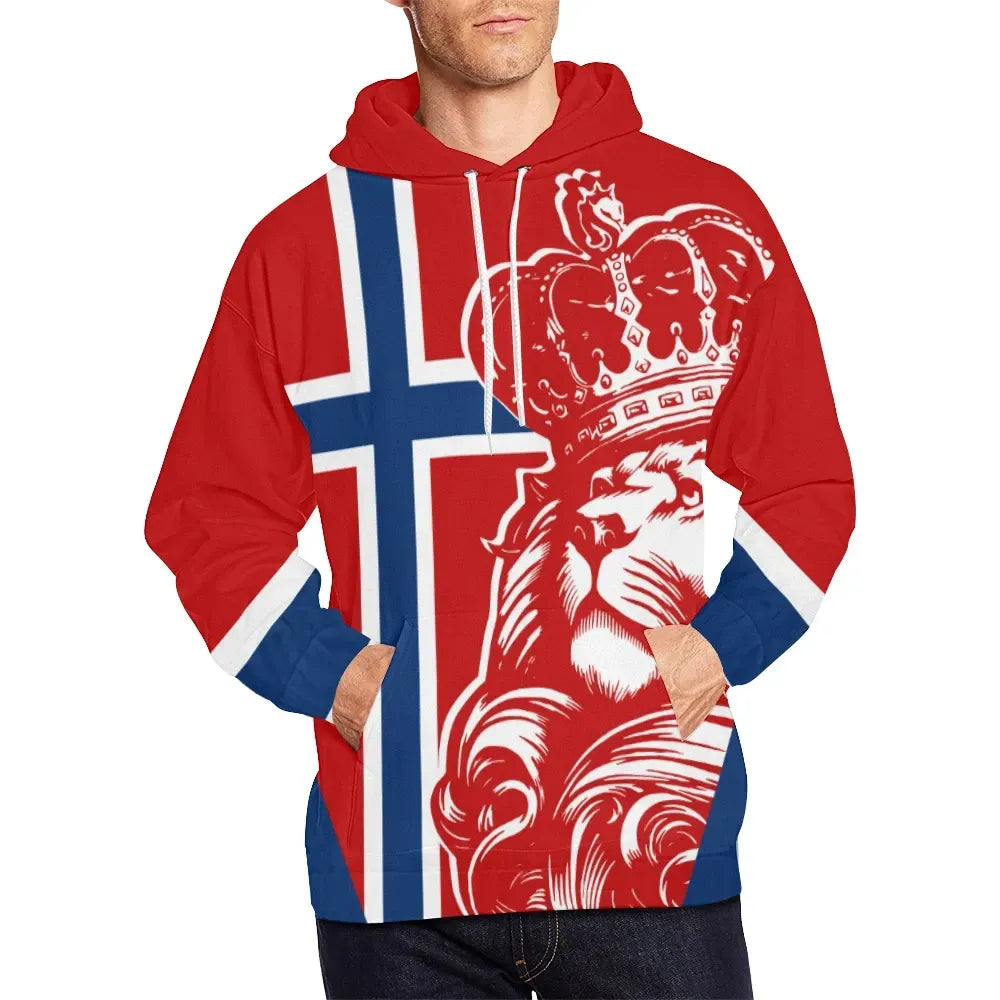 Norway Lion Hoodie RLT7 - Wonder Print Shop