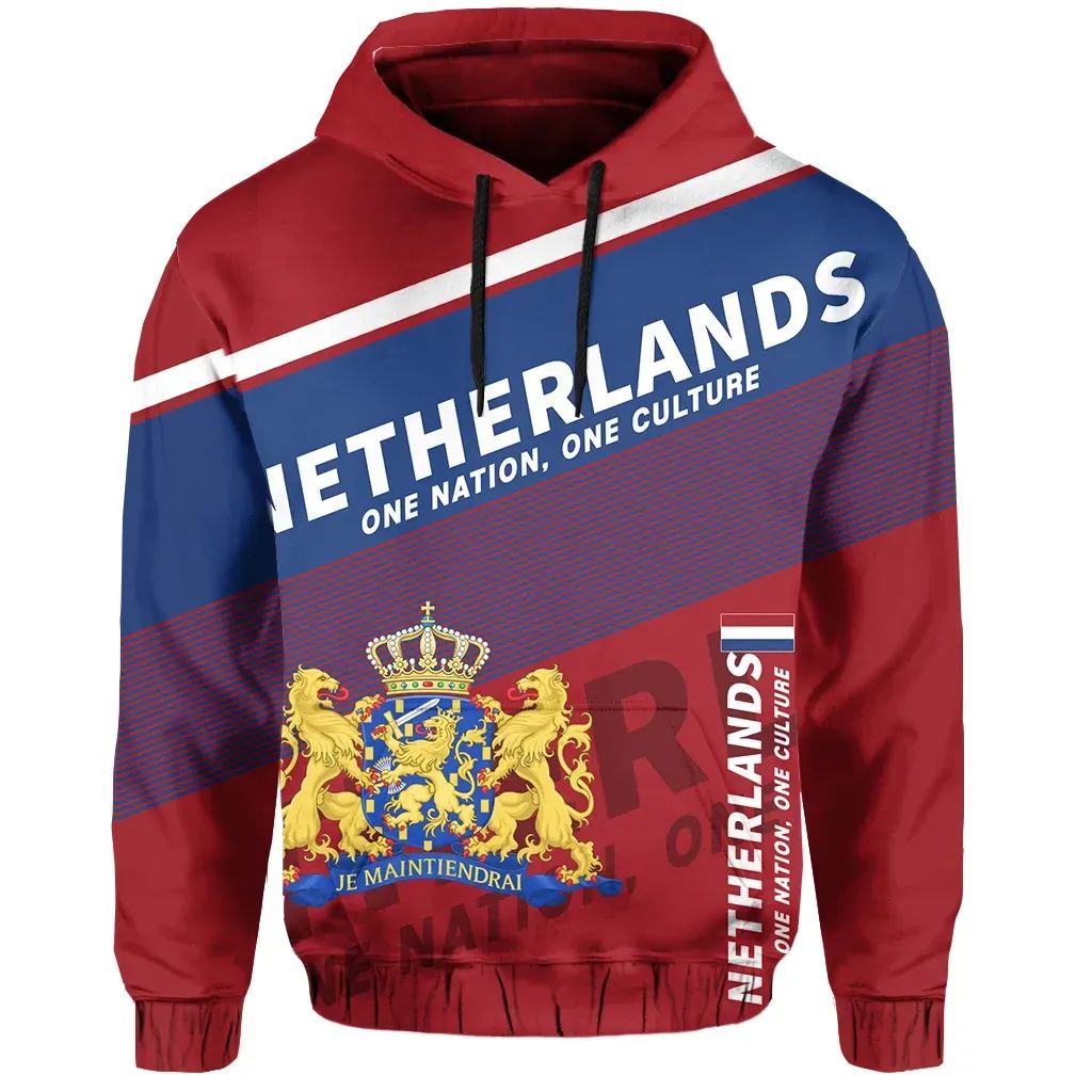 Netherlands Hoodie Flag Motto Limited Style RLT7 - Wonder Print Shop