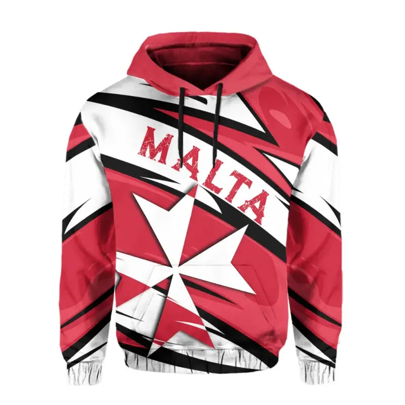 Malta The Maltese Cross Hoodie Lode Style RLT12 - Wonder Print Shop