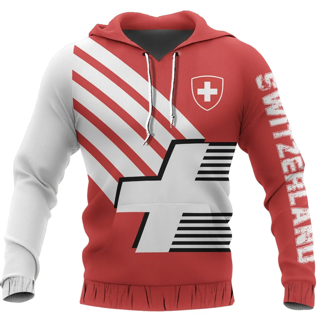 Switzerland Sport Plus Hoodie RLT13 - Wonder Print Shop