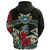 Costa Rica Hibiscus Hoodie RLT13 - Wonder Print Shop