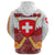 Switzerland Mountain All Over Hoodie Alphorn With Coat Of Arms RLT13 - Wonder Print Shop