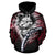 Trinidad and Tobago Lion Black Hoodie RLT6 - Wonder Print Shop