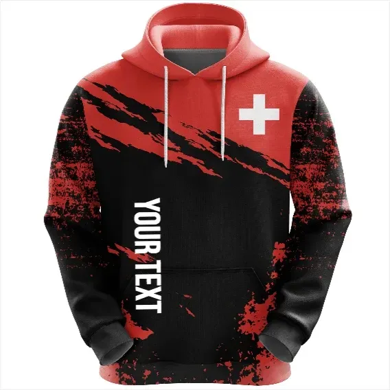 Switzerland Hoodie Customized RLT13 - Wonder Print Shop