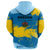 Sweden Hoodie Sweden Flag Brush RLT7 - Wonder Print Shop