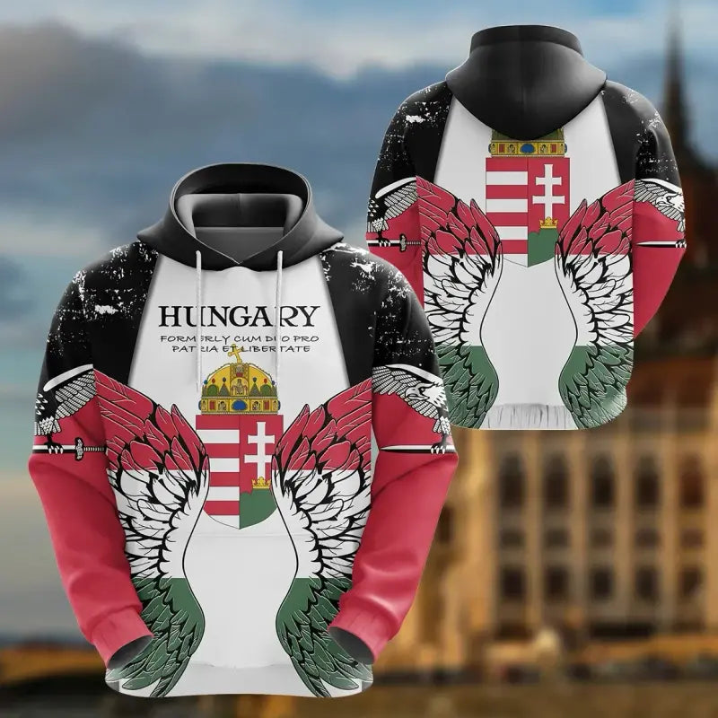 Hungary Turul Wings Hoodie RLT8 - Wonder Print Shop