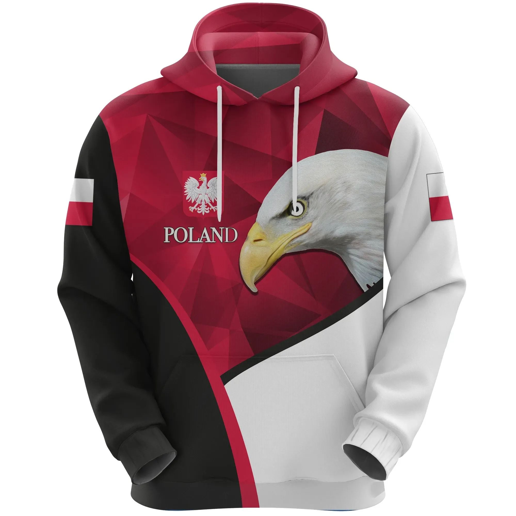 Poland Hoodie Smudge Version RLT7 - Wonder Print Shop