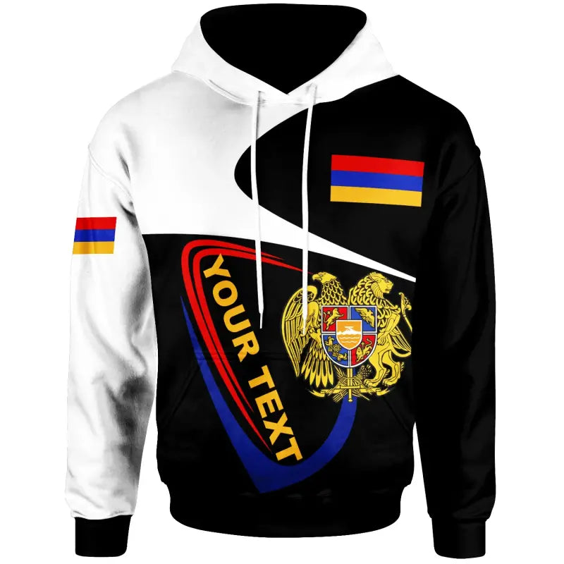 Custom Personalised Armenia Hoodie Lunisolar Style RLT8 - Wonder Print Shop