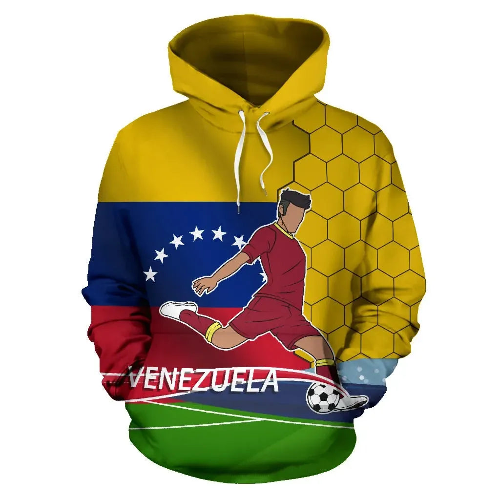 Venezuela Hoodie Football Player RLT7 - Wonder Print Shop