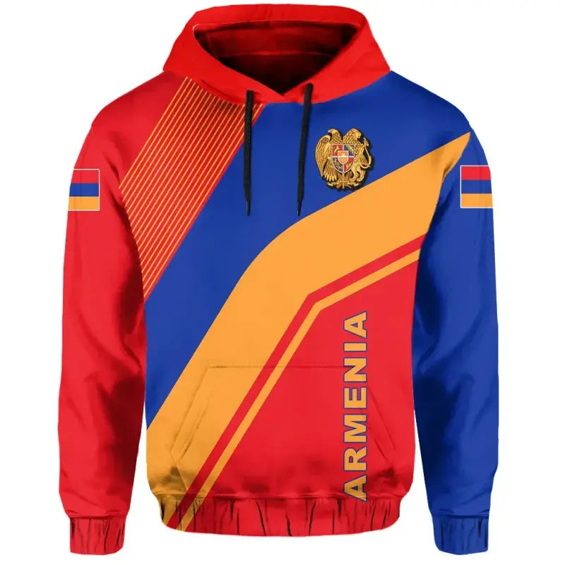 Armenia Flag Hoodie Rambo Style RLT8 - Wonder Print Shop