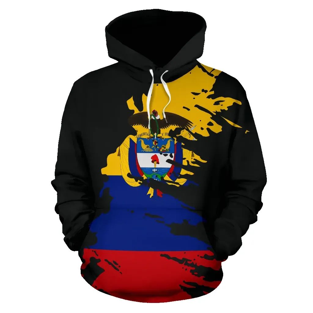 Colombia Hoodie Flag Painting RLT7 - Wonder Print Shop