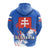 Slovakia Hoodie Coat Of Arms Spaint Style RLT13 - Wonder Print Shop