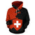 Switzerland Coat Of Arms Unique Hoodie Scratch Style V.2 RLT13 - Wonder Print Shop