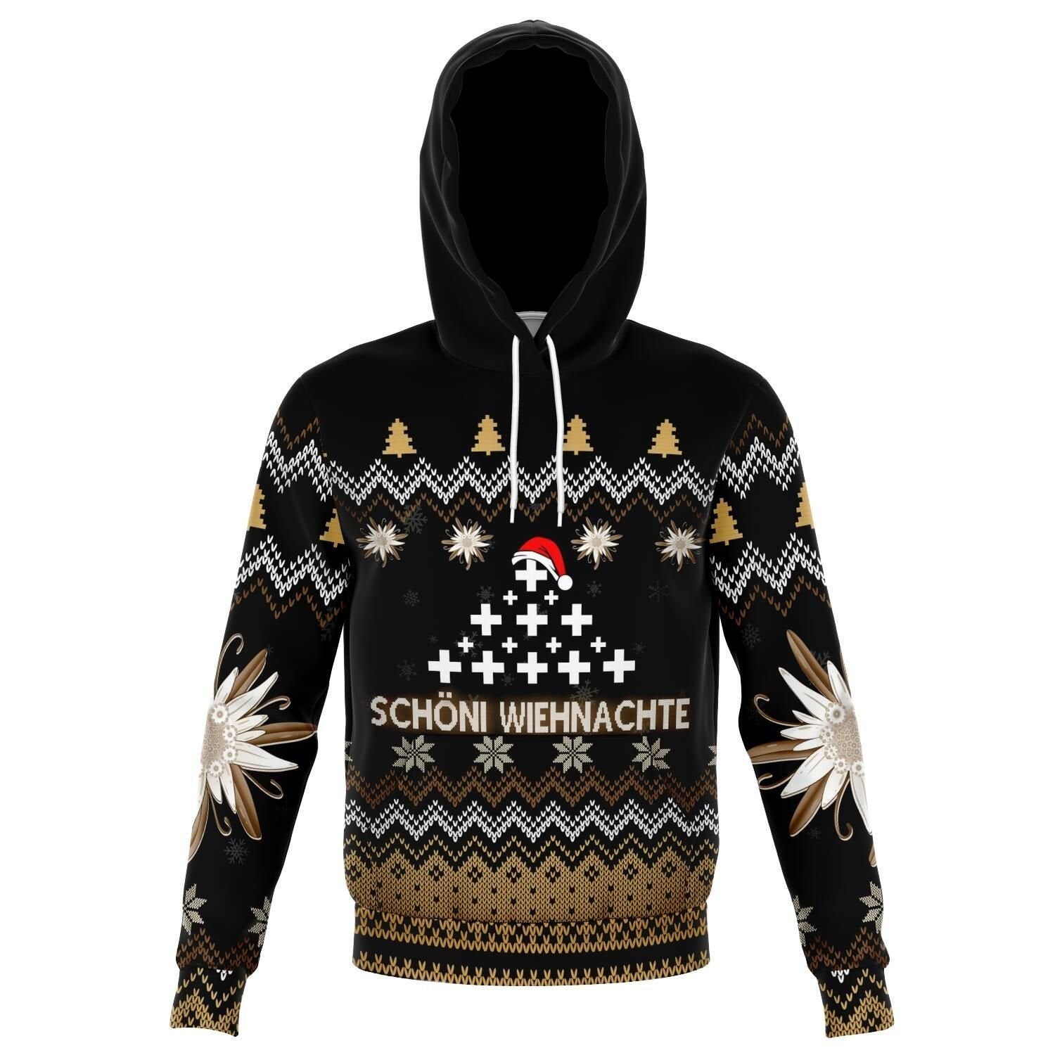 Switzerland Hoodie Christmas Edelweiss RLT13 - Wonder Print Shop