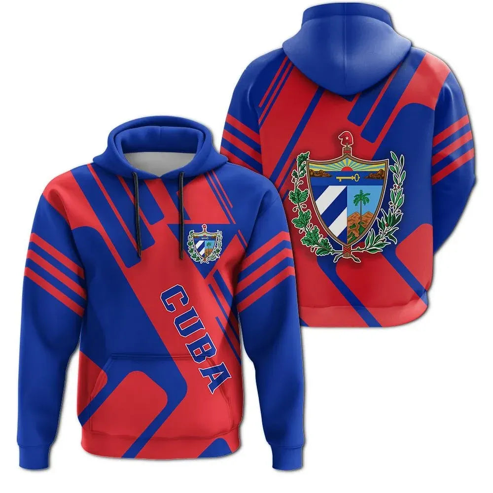 Cuba Hoodie Coat Of Arms Rockie RLT13 - Wonder Print Shop