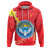 Kyrgyzstan Christmas Hoodie Coat Of Arms X Style RLT8 - Wonder Print Shop