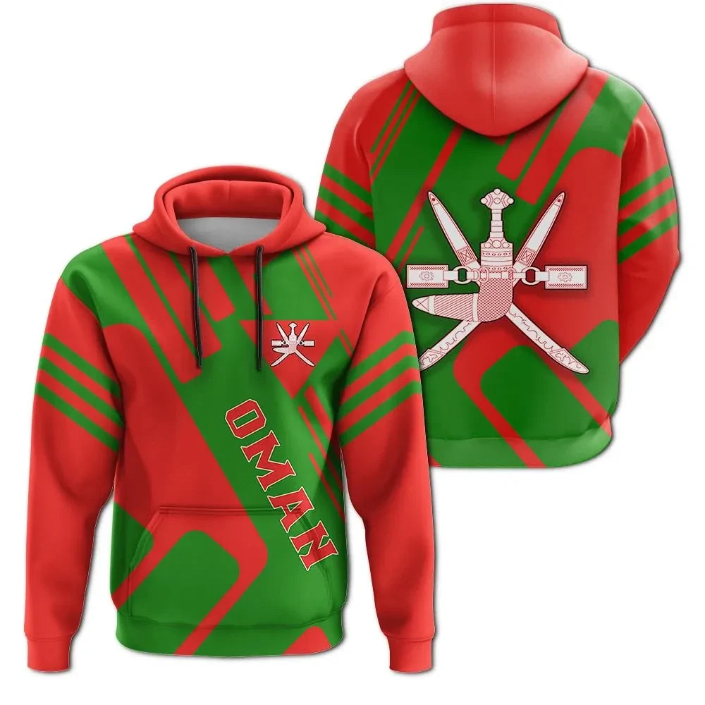 Oman Hoodie Coat Of Arms Rockie RLT13 - Wonder Print Shop