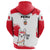 Peru Hoodie Peru Flag Brush RLT7 - Wonder Print Shop