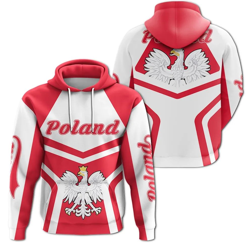 Poland Hoodie Coat Of Arms My Style RLT7 - Wonder Print Shop