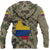 Colombia Hoodie Army Coat Of Arms Tornado Style RLT7 - Wonder Print Shop