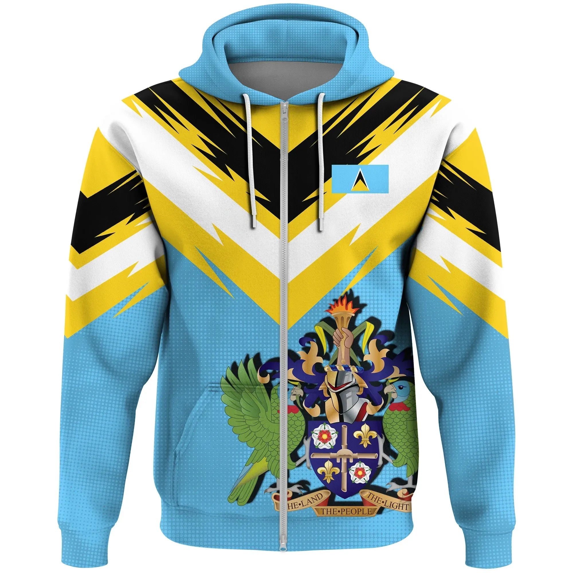 Saint Lucia Hoodie New Release RLT6 - Wonder Print Shop