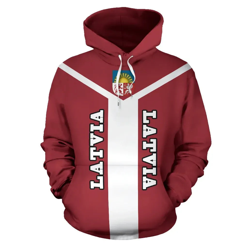 Latvia Is My Homeland Pullover Hoodie RLT6 - Wonder Print Shop