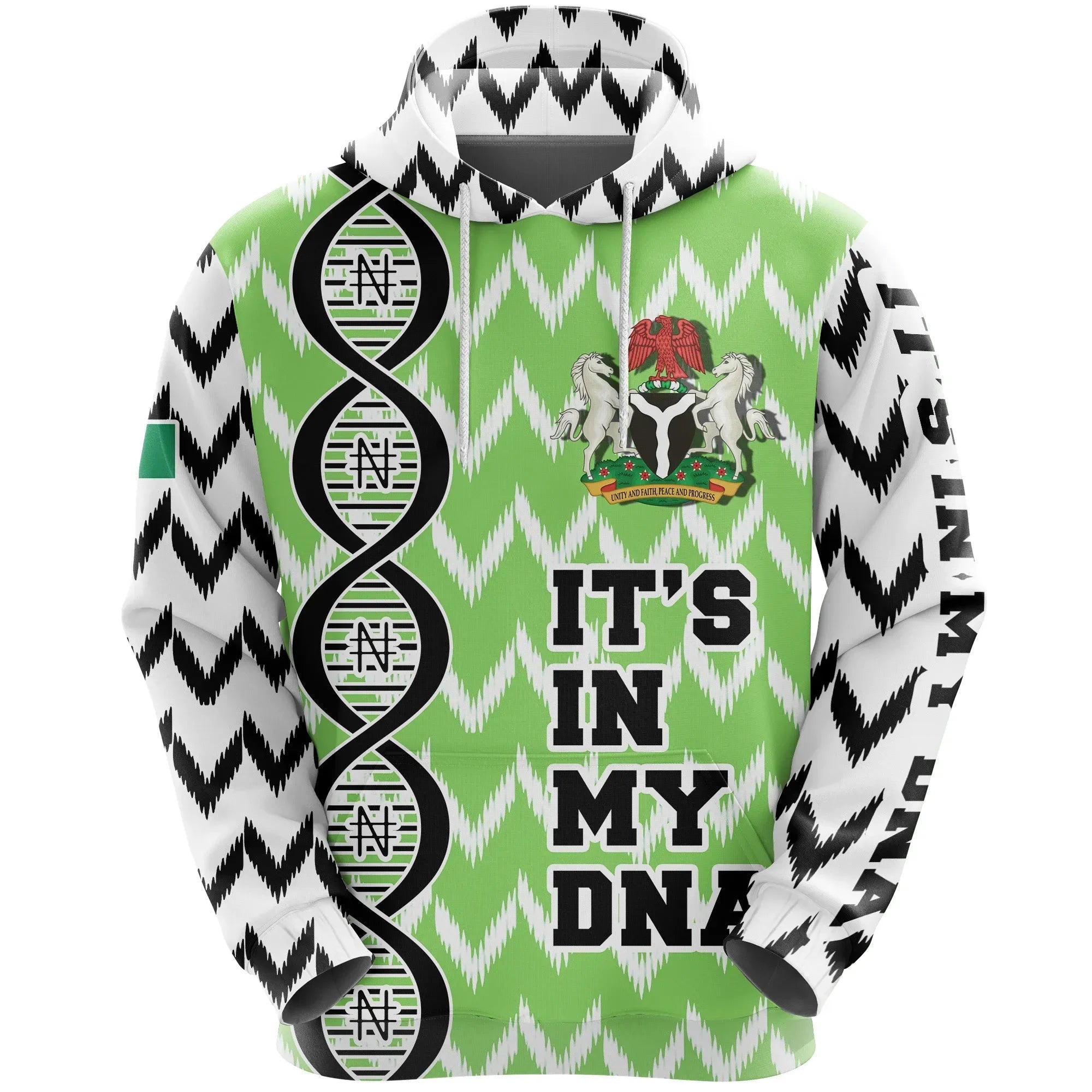 Nigeria Dna Hoodie Home Kit RLT8 - Wonder Print Shop