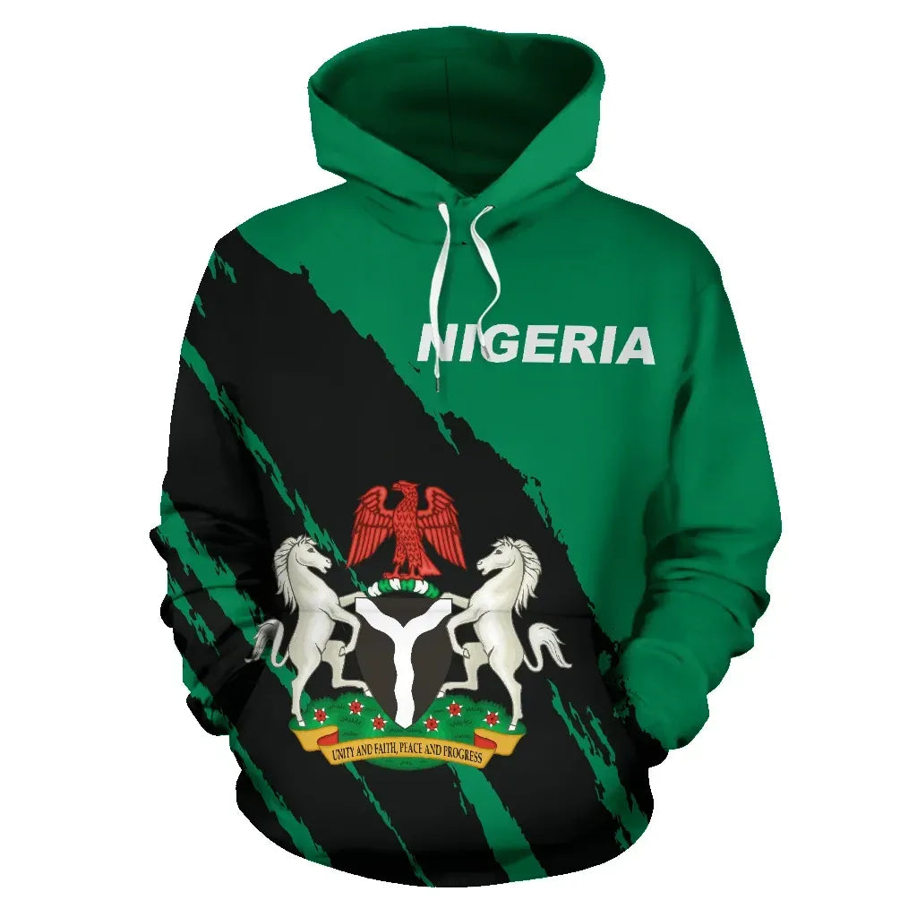 Nigeria Hoodie 2019 Black RLT8 - Wonder Print Shop