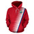 Costa Rica Hoodie Football Style Version 2 RLT13 - Wonder Print Shop