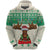 Sweden Christmas Hoodie Moose Beige Green RLT7 - Wonder Print Shop