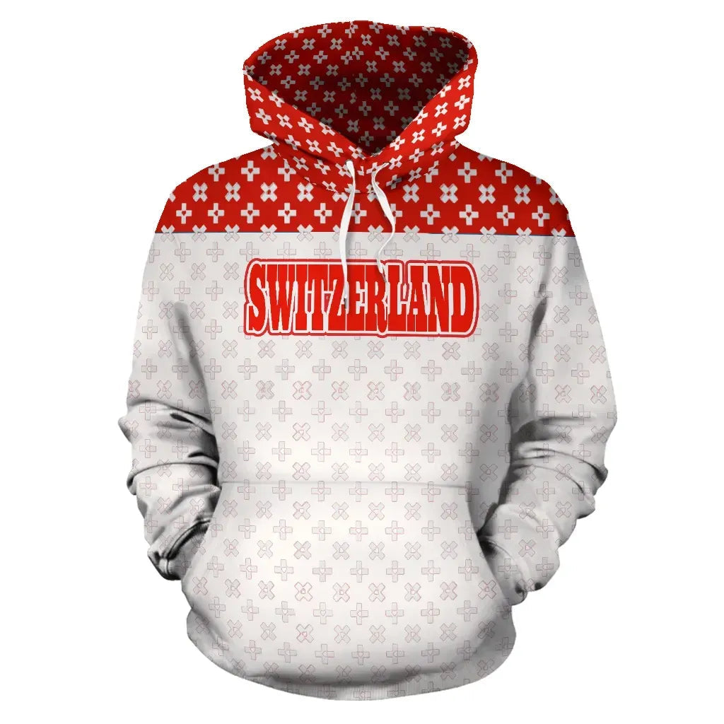 Switzerland All Over Hoodie RLT13 - Wonder Print Shop