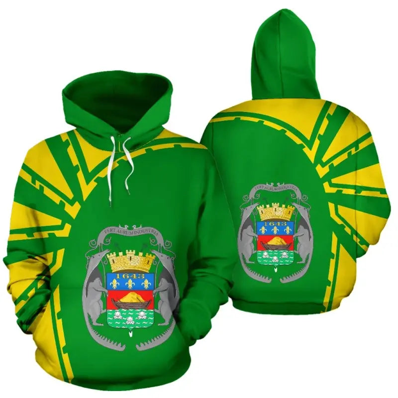 French Guyana Hoodie Premium Style RLT8 - Wonder Print Shop