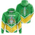 Guyana Coat of Arms Zip Hoodie Lucian Style RLT8 - Wonder Print Shop