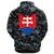 Slovakia Hoodie Space Camo Zip RLT13 - Wonder Print Shop