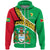 Guyana Zip Hoodie Flag Map CoA Limited RLT8 - Wonder Print Shop