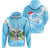 Saint Lucia Christmas Zip Up Hoodie Coat Of Arms X Style8 RLT6 - Wonder Print Shop