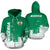 Nigeria All Over Zip Up Hoodie Smudge Style RLT8 - Wonder Print Shop