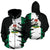 Nigeria Hoodie Flag Painting Coat Of Arms Zip Up RLT8 - Wonder Print Shop