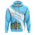 Saint Lucia Zip Hoodie Coat Of Arms Cricket Style RLT6 - Wonder Print Shop