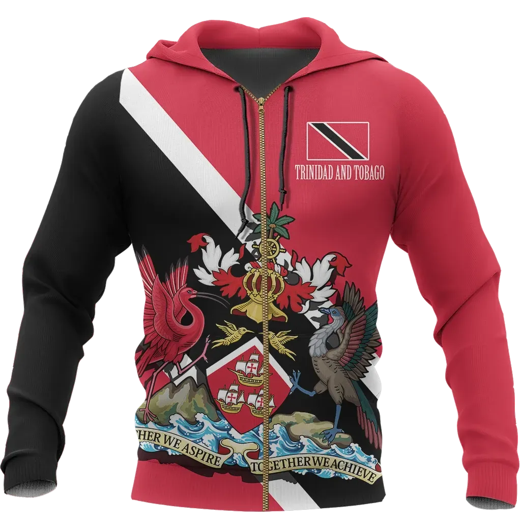 Trinidad and Tobago Special Zip Hoodie2 RLT6 - Wonder Print Shop