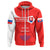 Slovakia Zip Up Hoodie Coat Of Arms Simple Style RLT13 - Wonder Print Shop