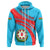 Azerbaijan Coat Of Arms Zip Hoodie Cricket Style RLT8 - Wonder Print Shop